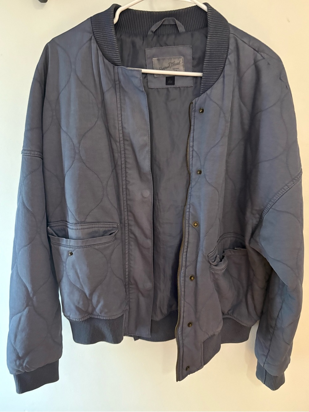 Quilted Bomber Jacket